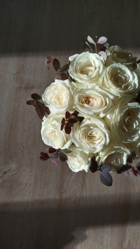 Букет невесты с барбарисом