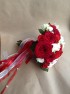 Букет невесты с красными розами