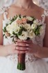 Букет невесты с розой и фрезией